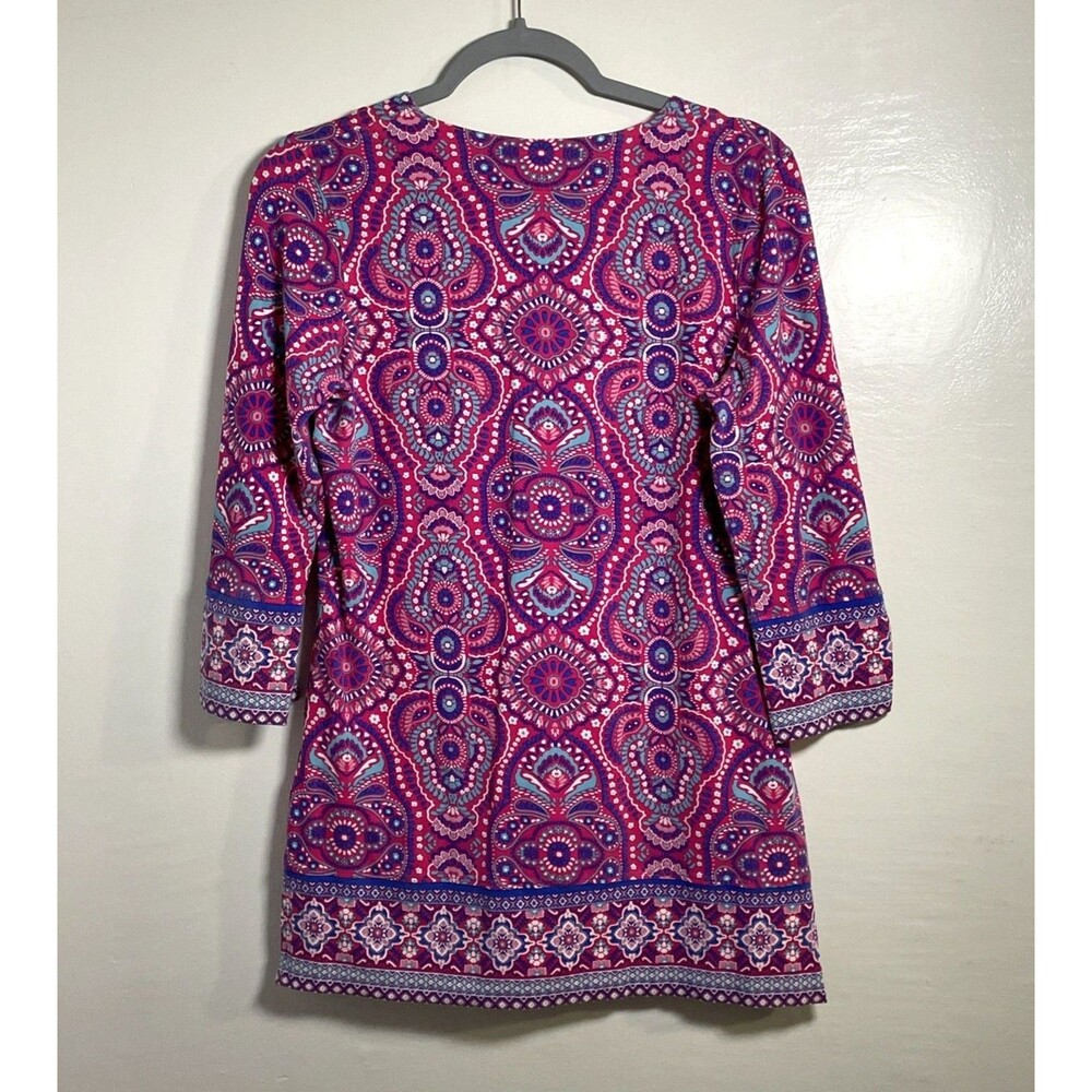 Coolibar Womens St. Lucia Tunic Top XS Printed Sun Protection UPF 50+ Multicolor - Picture 2 of 8